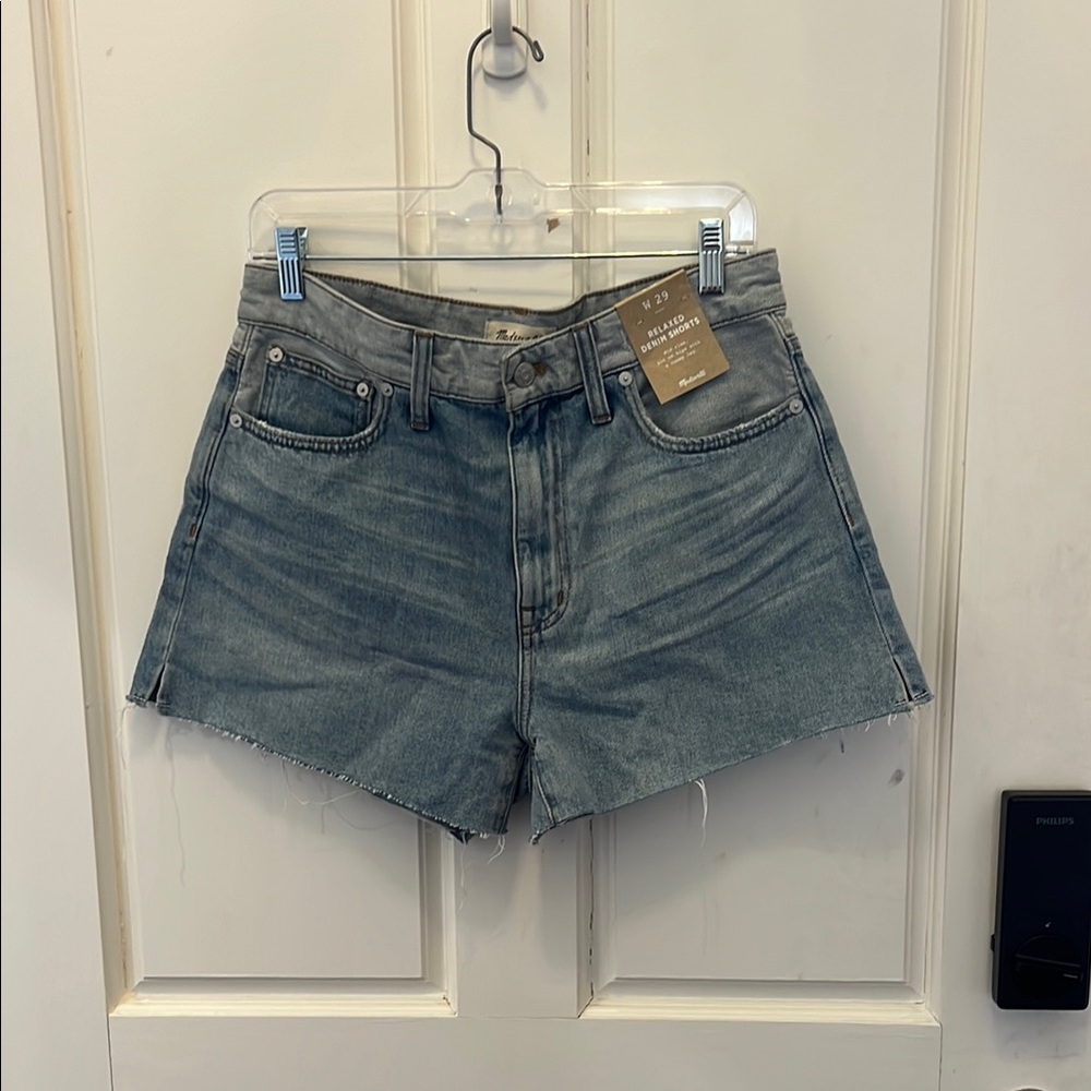 NWT Madewell relaxed denim shorts - Picture 1 of 7